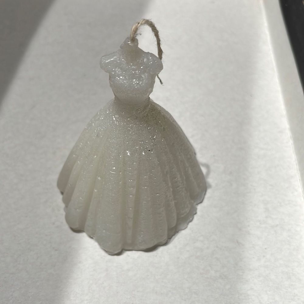 Wedding gown candle. Have 10 pieces total each is $14.